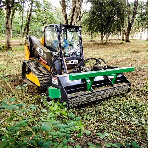 rotary brush mower for mini skid steer|mini skid steer flail mower.